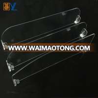 high quality transparent supermarket rack dividers for display